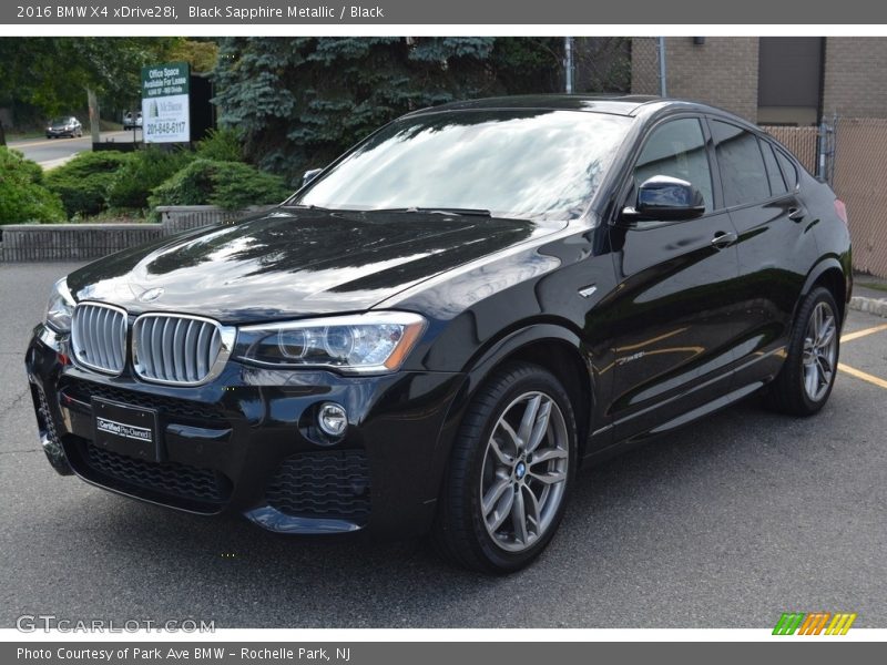 Black Sapphire Metallic / Black 2016 BMW X4 xDrive28i