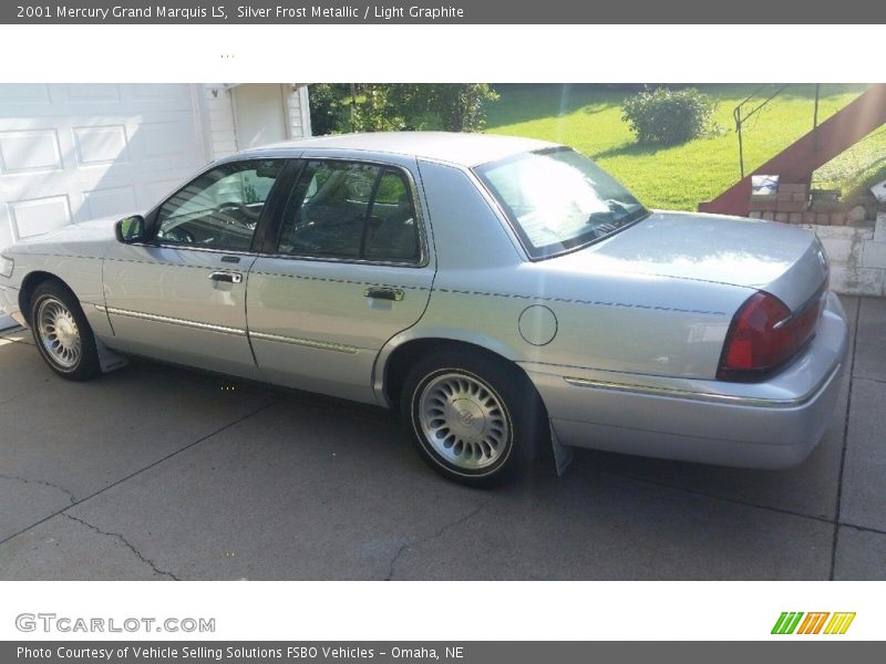 Silver Frost Metallic / Light Graphite 2001 Mercury Grand Marquis LS