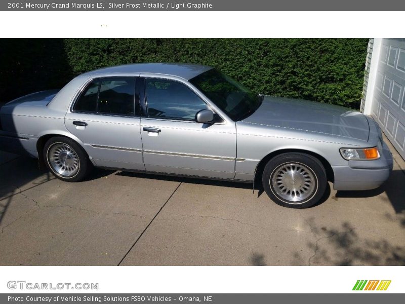 Silver Frost Metallic / Light Graphite 2001 Mercury Grand Marquis LS