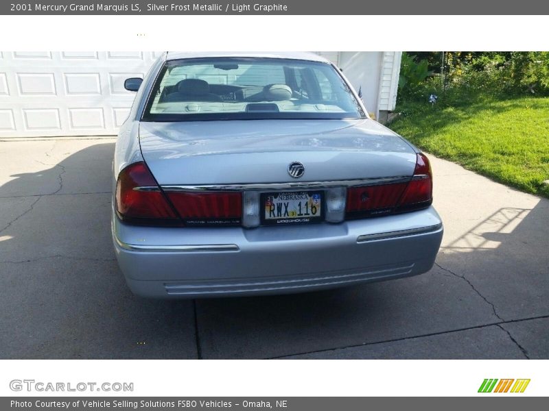 Silver Frost Metallic / Light Graphite 2001 Mercury Grand Marquis LS