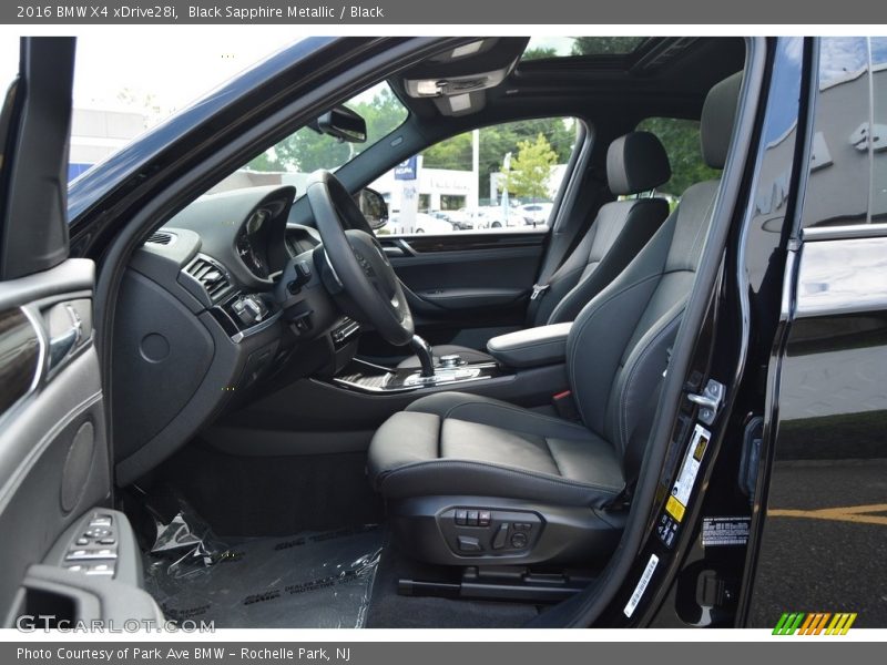 Black Sapphire Metallic / Black 2016 BMW X4 xDrive28i