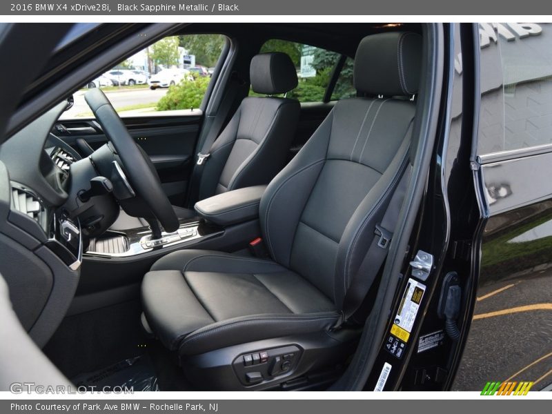 Black Sapphire Metallic / Black 2016 BMW X4 xDrive28i