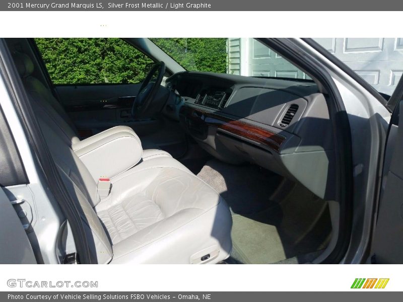 Silver Frost Metallic / Light Graphite 2001 Mercury Grand Marquis LS