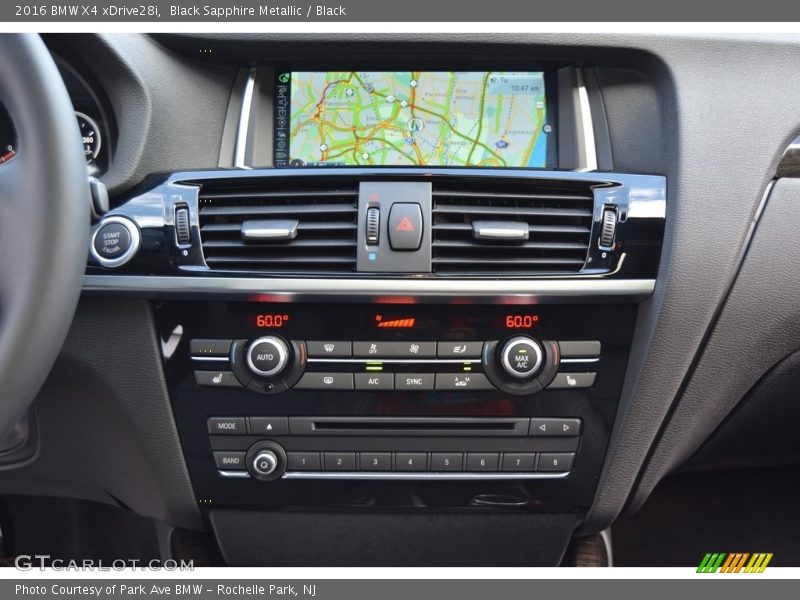 Black Sapphire Metallic / Black 2016 BMW X4 xDrive28i
