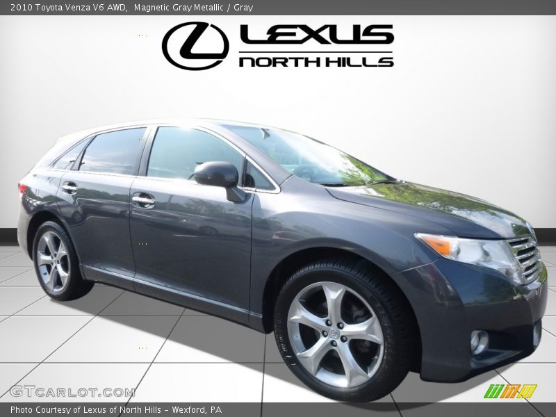 Magnetic Gray Metallic / Gray 2010 Toyota Venza V6 AWD