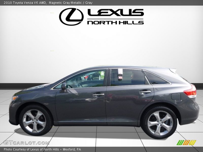 Magnetic Gray Metallic / Gray 2010 Toyota Venza V6 AWD