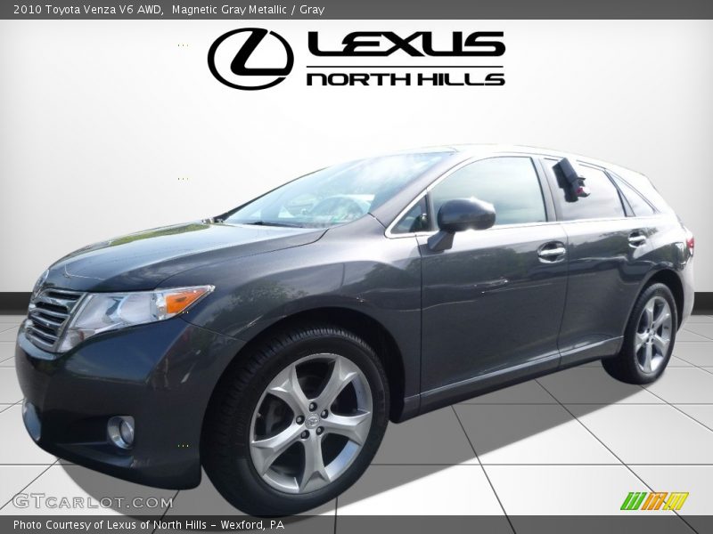 Magnetic Gray Metallic / Gray 2010 Toyota Venza V6 AWD