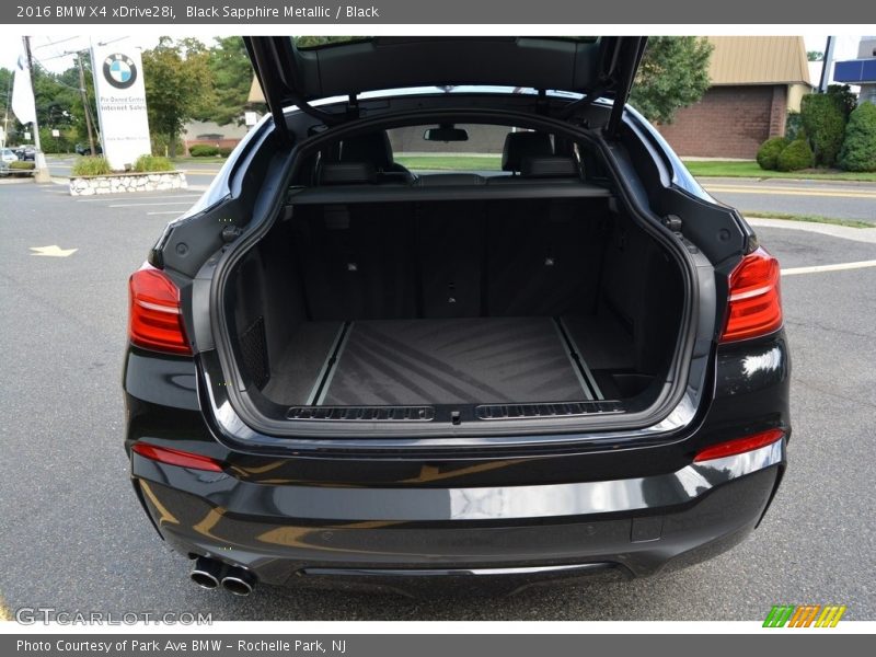 Black Sapphire Metallic / Black 2016 BMW X4 xDrive28i