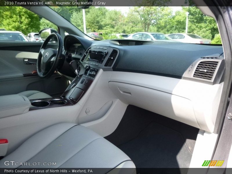 Magnetic Gray Metallic / Gray 2010 Toyota Venza V6 AWD