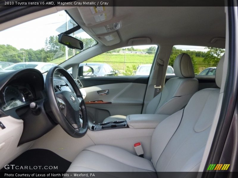 Magnetic Gray Metallic / Gray 2010 Toyota Venza V6 AWD