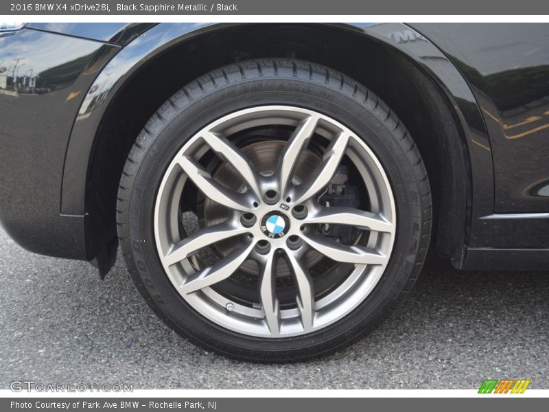 Black Sapphire Metallic / Black 2016 BMW X4 xDrive28i