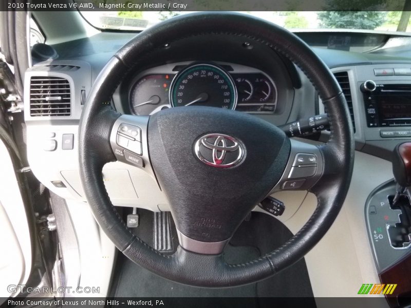 Magnetic Gray Metallic / Gray 2010 Toyota Venza V6 AWD