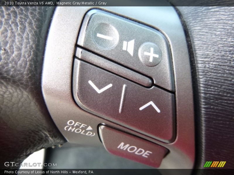 Magnetic Gray Metallic / Gray 2010 Toyota Venza V6 AWD