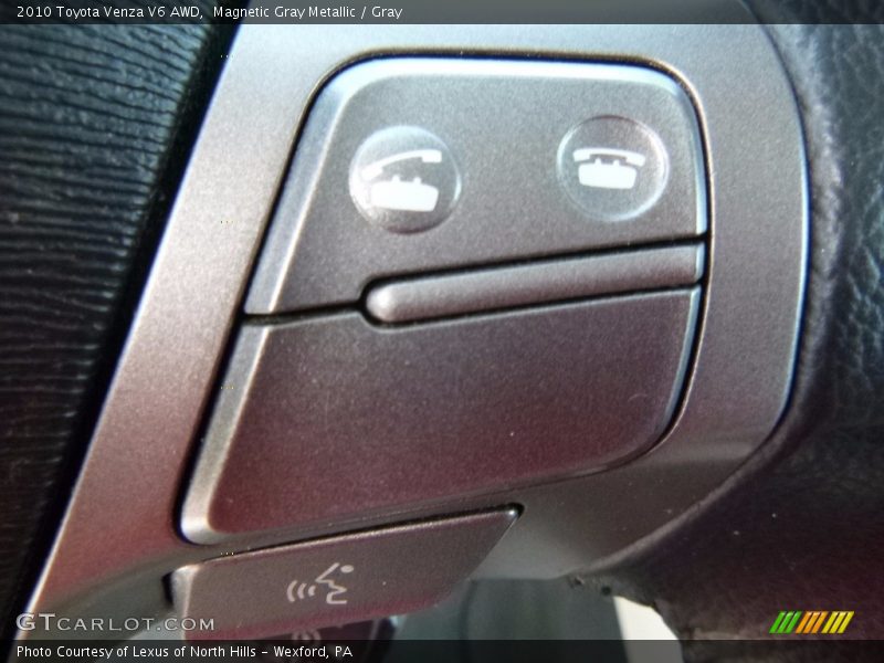 Magnetic Gray Metallic / Gray 2010 Toyota Venza V6 AWD