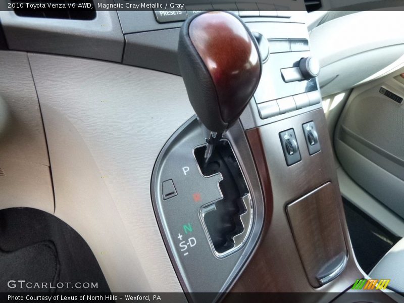 Magnetic Gray Metallic / Gray 2010 Toyota Venza V6 AWD