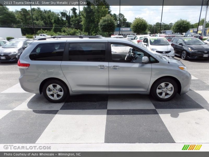 Silver Sky Metallic / Light Gray 2013 Toyota Sienna LE