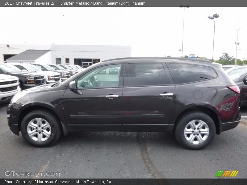 Tungsten Metallic / Dark Titanium/Light Titanium 2017 Chevrolet Traverse LS
