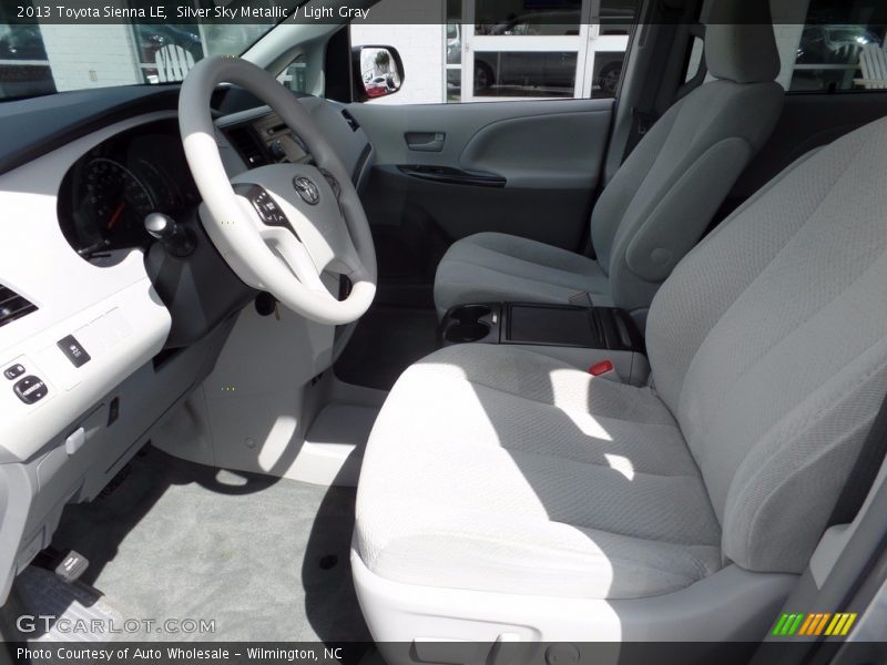 Silver Sky Metallic / Light Gray 2013 Toyota Sienna LE