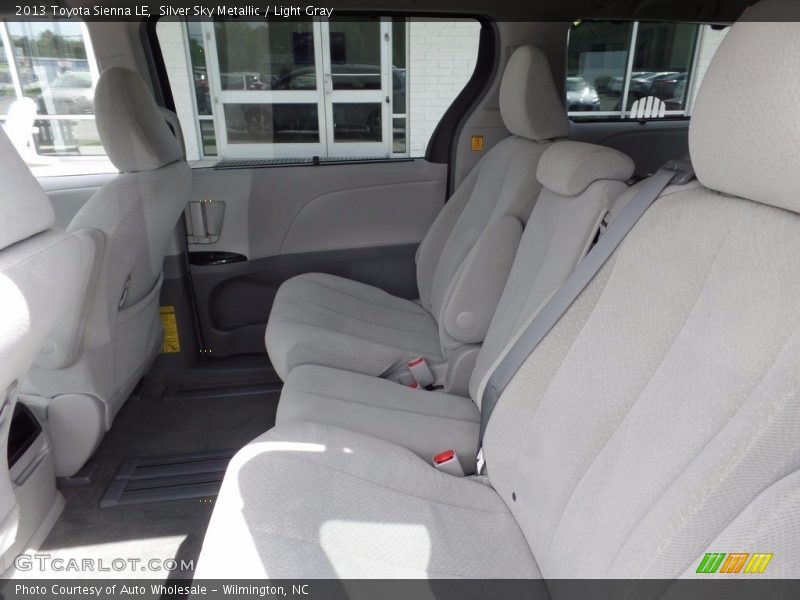 Silver Sky Metallic / Light Gray 2013 Toyota Sienna LE