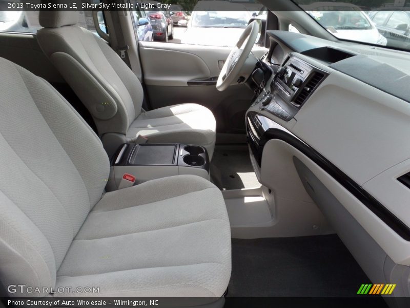Silver Sky Metallic / Light Gray 2013 Toyota Sienna LE