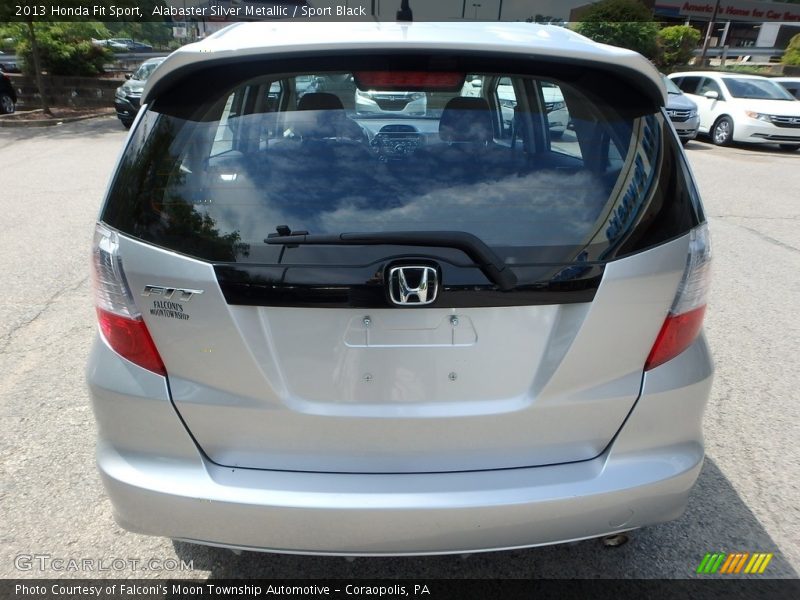 Alabaster Silver Metallic / Sport Black 2013 Honda Fit Sport