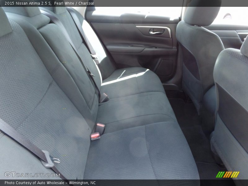 Pearl White / Charcoal 2015 Nissan Altima 2.5 S