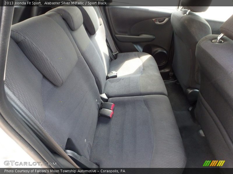 Alabaster Silver Metallic / Sport Black 2013 Honda Fit Sport