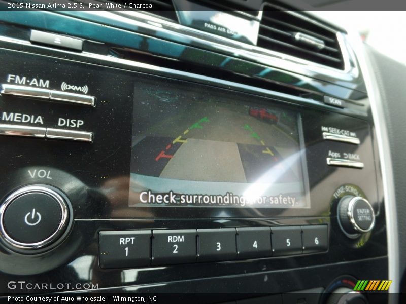 Pearl White / Charcoal 2015 Nissan Altima 2.5 S