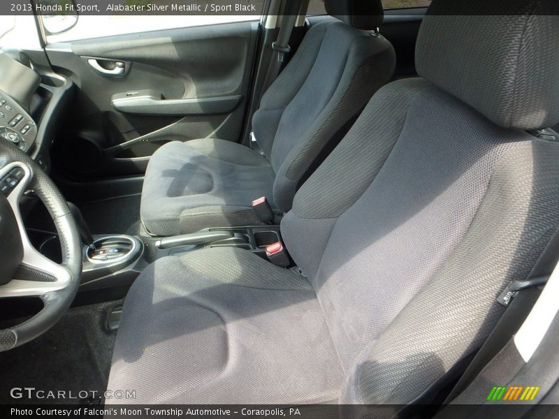 Alabaster Silver Metallic / Sport Black 2013 Honda Fit Sport