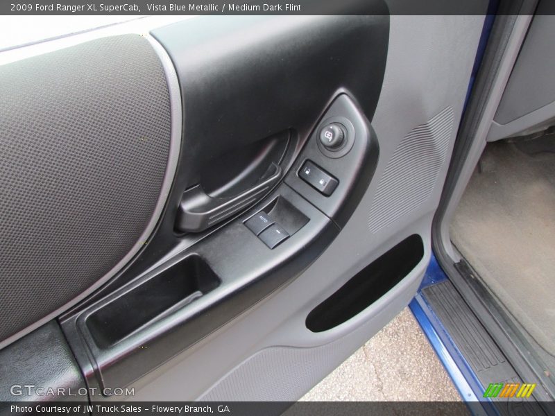 Vista Blue Metallic / Medium Dark Flint 2009 Ford Ranger XL SuperCab