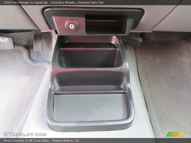 Vista Blue Metallic / Medium Dark Flint 2009 Ford Ranger XL SuperCab