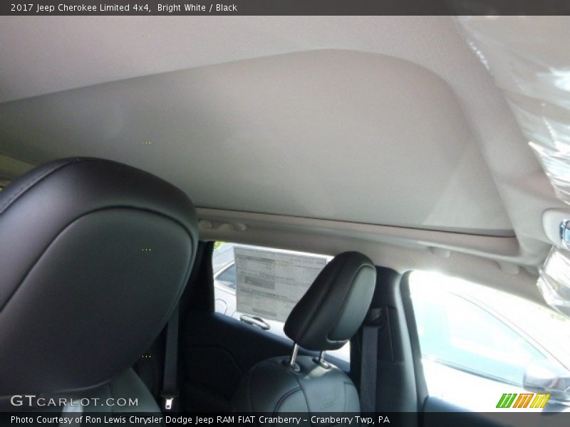 Bright White / Black 2017 Jeep Cherokee Limited 4x4
