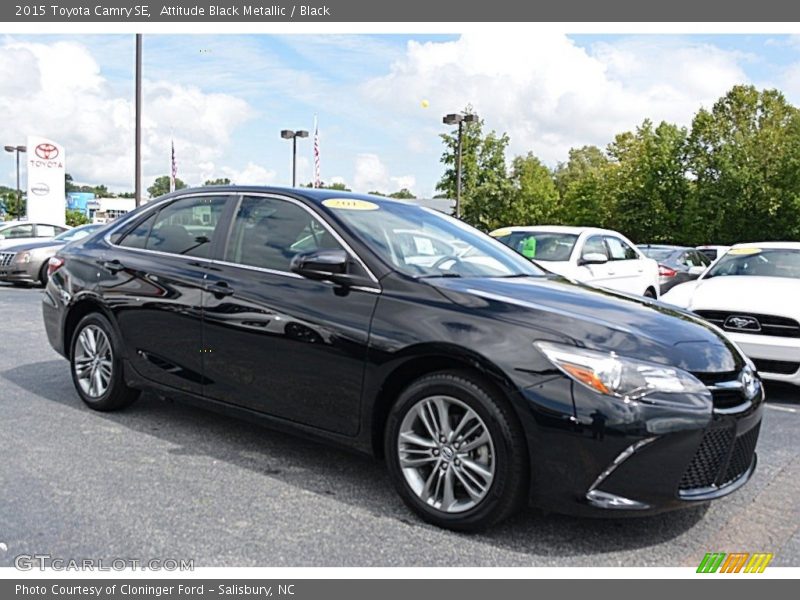 Attitude Black Metallic / Black 2015 Toyota Camry SE