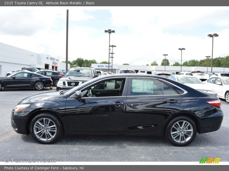 Attitude Black Metallic / Black 2015 Toyota Camry SE