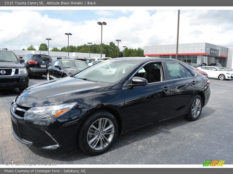 Attitude Black Metallic / Black 2015 Toyota Camry SE
