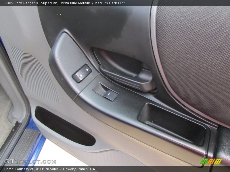 Vista Blue Metallic / Medium Dark Flint 2009 Ford Ranger XL SuperCab