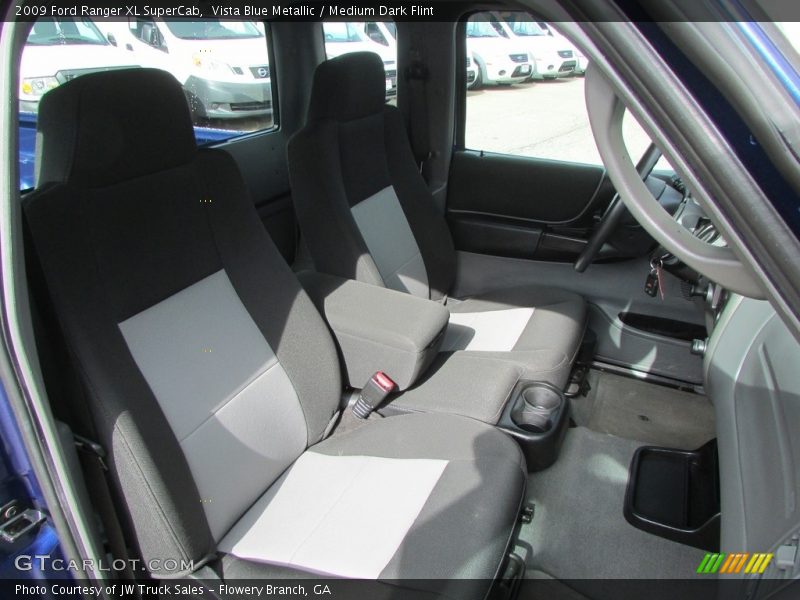 Vista Blue Metallic / Medium Dark Flint 2009 Ford Ranger XL SuperCab