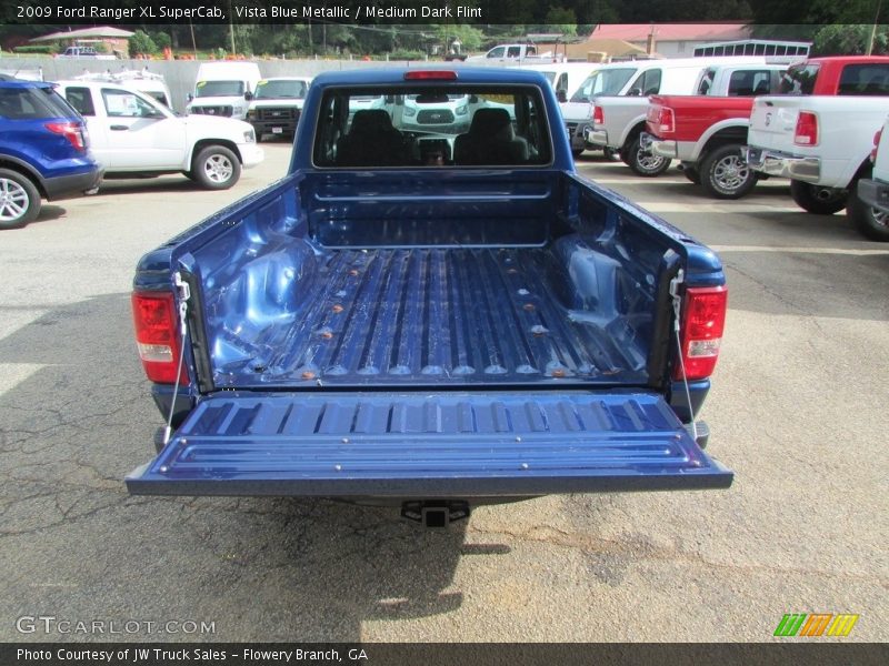 Vista Blue Metallic / Medium Dark Flint 2009 Ford Ranger XL SuperCab