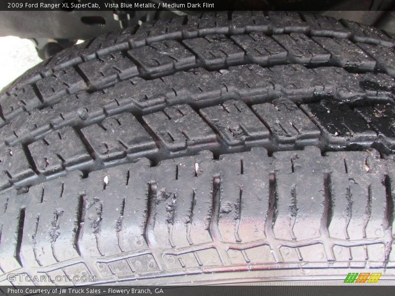 Vista Blue Metallic / Medium Dark Flint 2009 Ford Ranger XL SuperCab