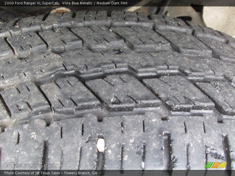 Vista Blue Metallic / Medium Dark Flint 2009 Ford Ranger XL SuperCab