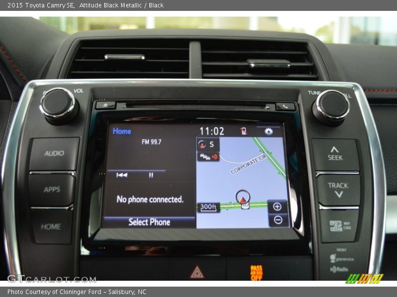 Attitude Black Metallic / Black 2015 Toyota Camry SE