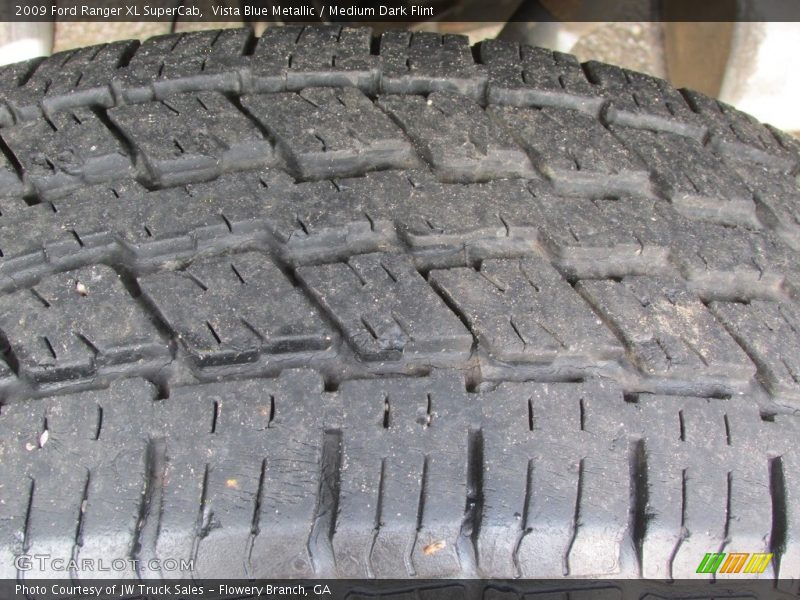 Vista Blue Metallic / Medium Dark Flint 2009 Ford Ranger XL SuperCab