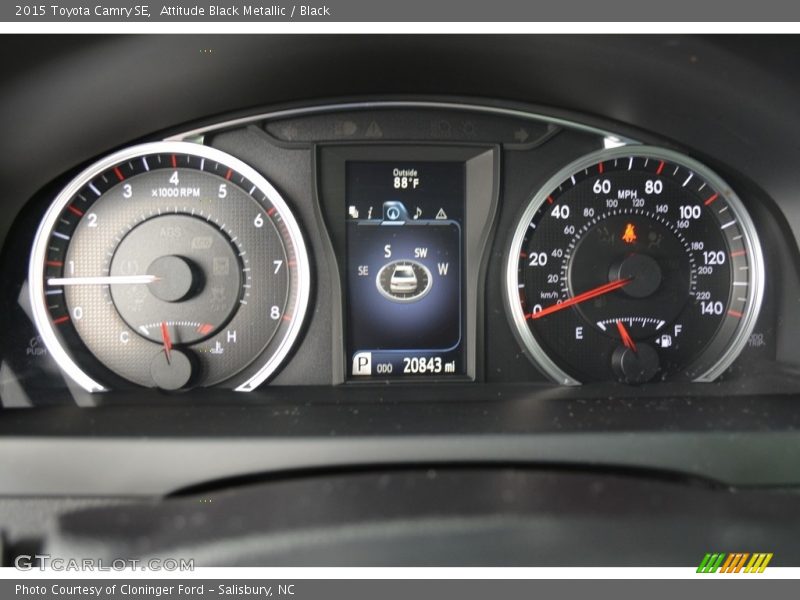 Attitude Black Metallic / Black 2015 Toyota Camry SE