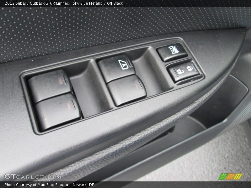 Sky Blue Metallic / Off Black 2012 Subaru Outback 3.6R Limited