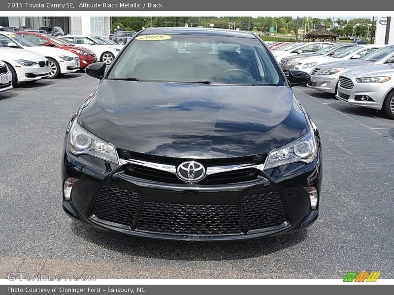 Attitude Black Metallic / Black 2015 Toyota Camry SE
