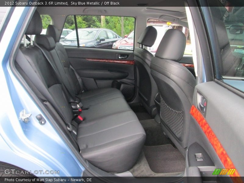 Sky Blue Metallic / Off Black 2012 Subaru Outback 3.6R Limited
