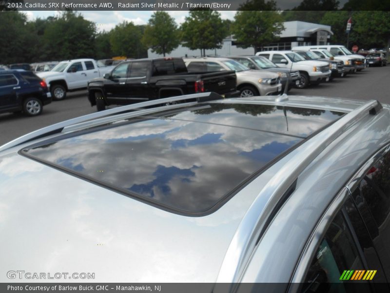 Radiant Silver Metallic / Titanium/Ebony 2012 Cadillac SRX Performance AWD