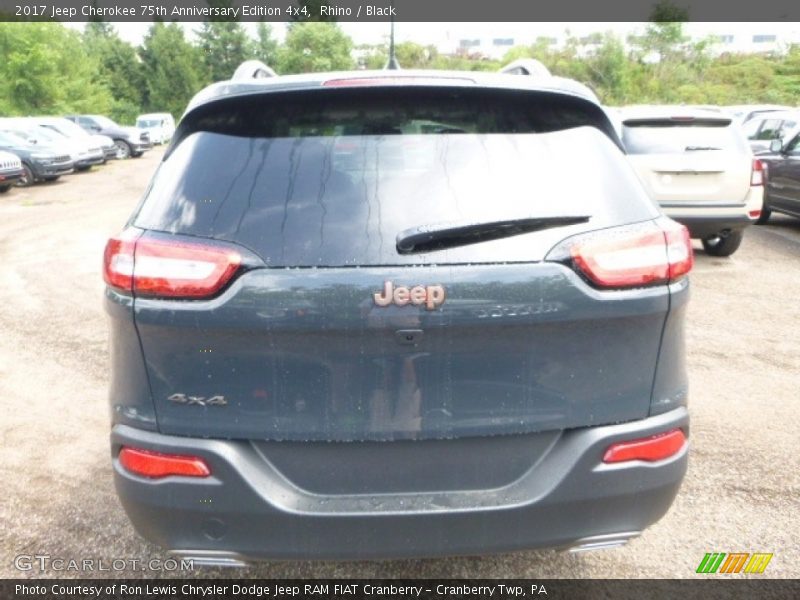 Rhino / Black 2017 Jeep Cherokee 75th Anniversary Edition 4x4