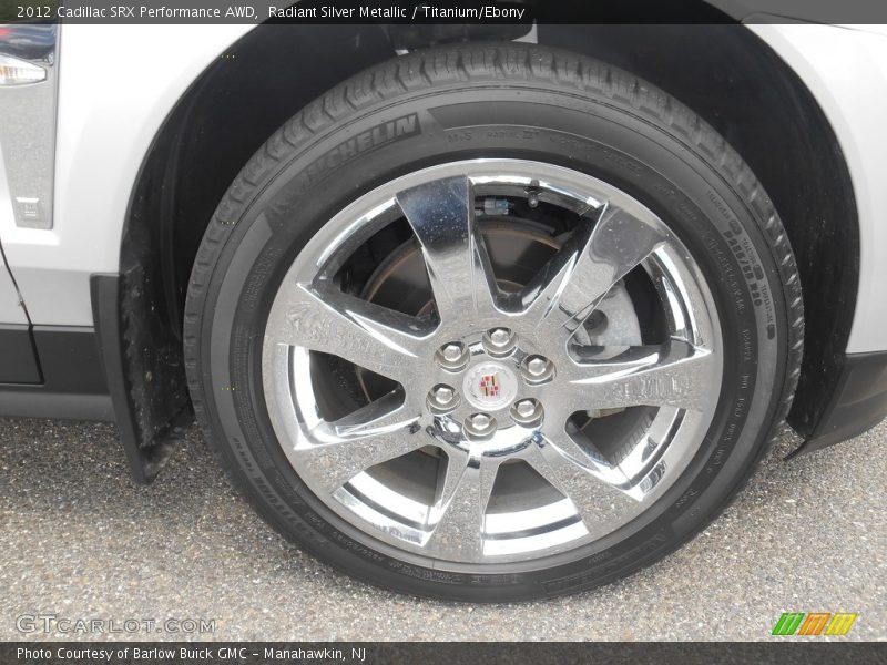 Radiant Silver Metallic / Titanium/Ebony 2012 Cadillac SRX Performance AWD