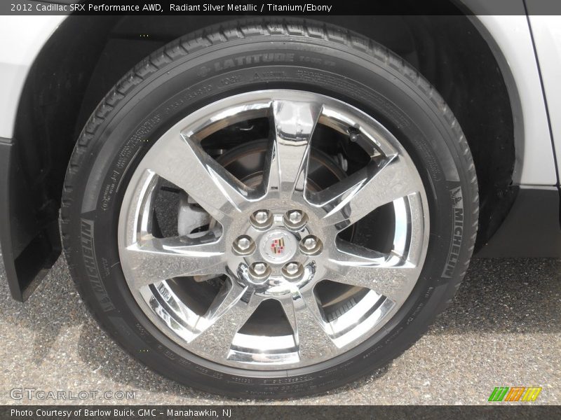 Radiant Silver Metallic / Titanium/Ebony 2012 Cadillac SRX Performance AWD